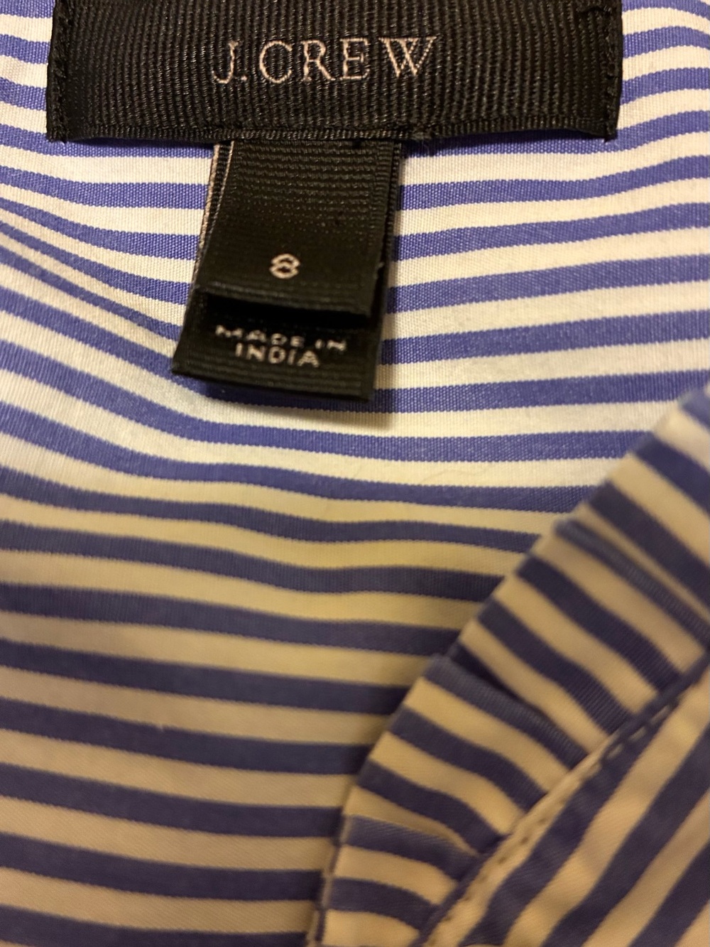 J Crew Ruffles Pinstripe Button Shirt - Picture 5 of 15